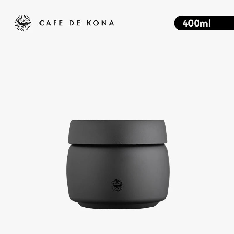CAFEDE KONA Stainless Steel Sealed Tank Stainless Steel Vacuum Sealed Canisters For Coffee Beans,Tea, Kitchen Storage Containers - POCILLO