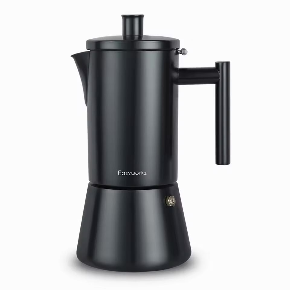 Italian Style Stainless Steel Stovetop Espresso Maker - POCILLO
