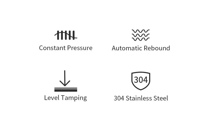 Calibrated Coffee Tamper for Delonghi and Breville Espresso Makers - POCILLO