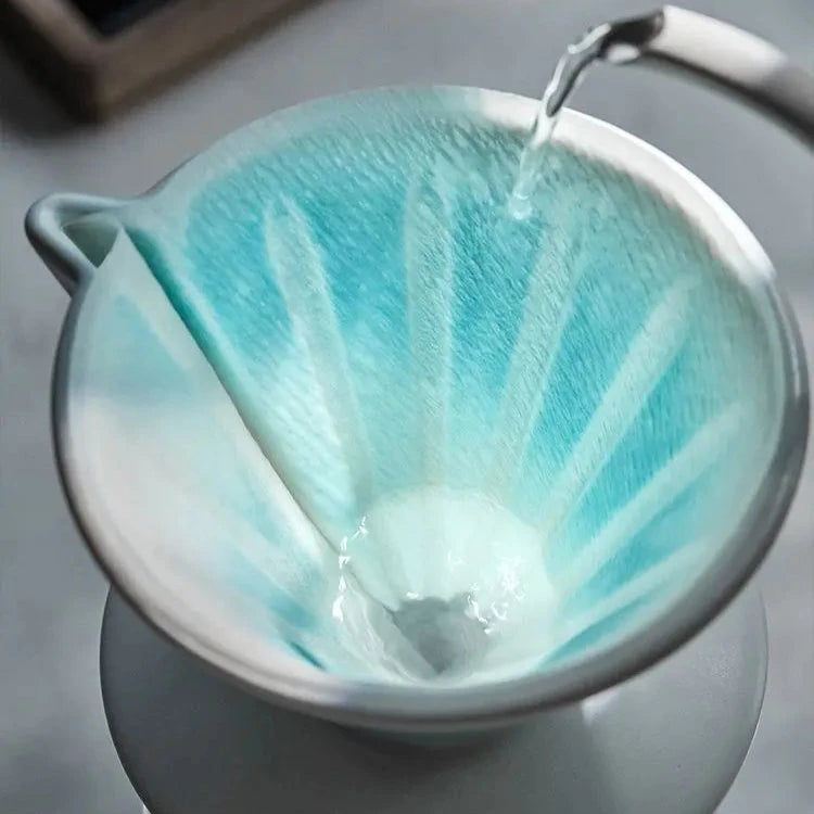 Ceramic V60 Pour Over Set with Sharing Pot – Share the Perfect Brew - POCILLO