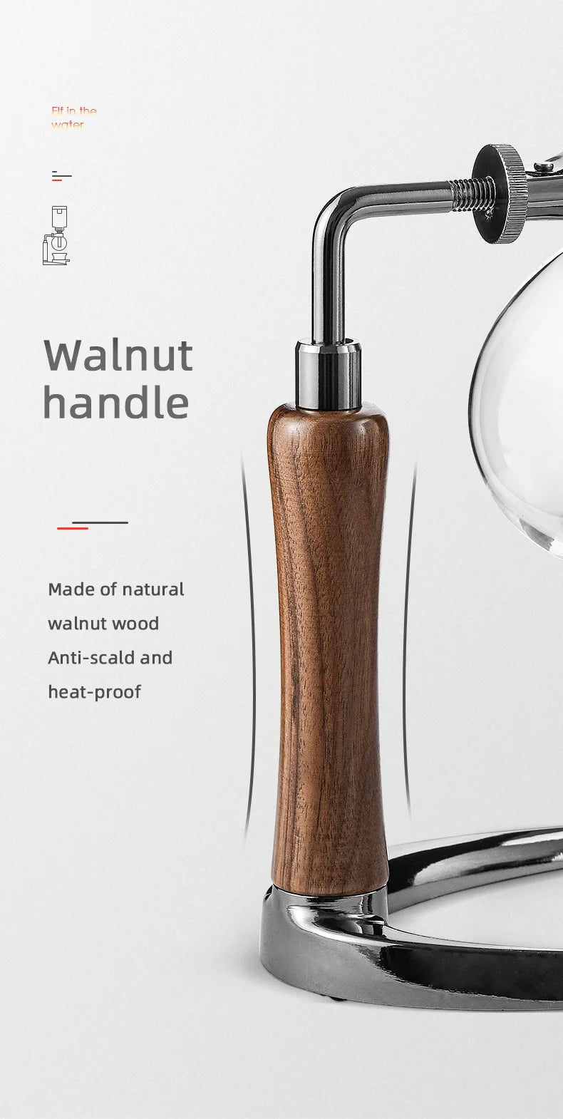 MHW-3BOMBER Coffee Siphon Pot Set - POCILLO