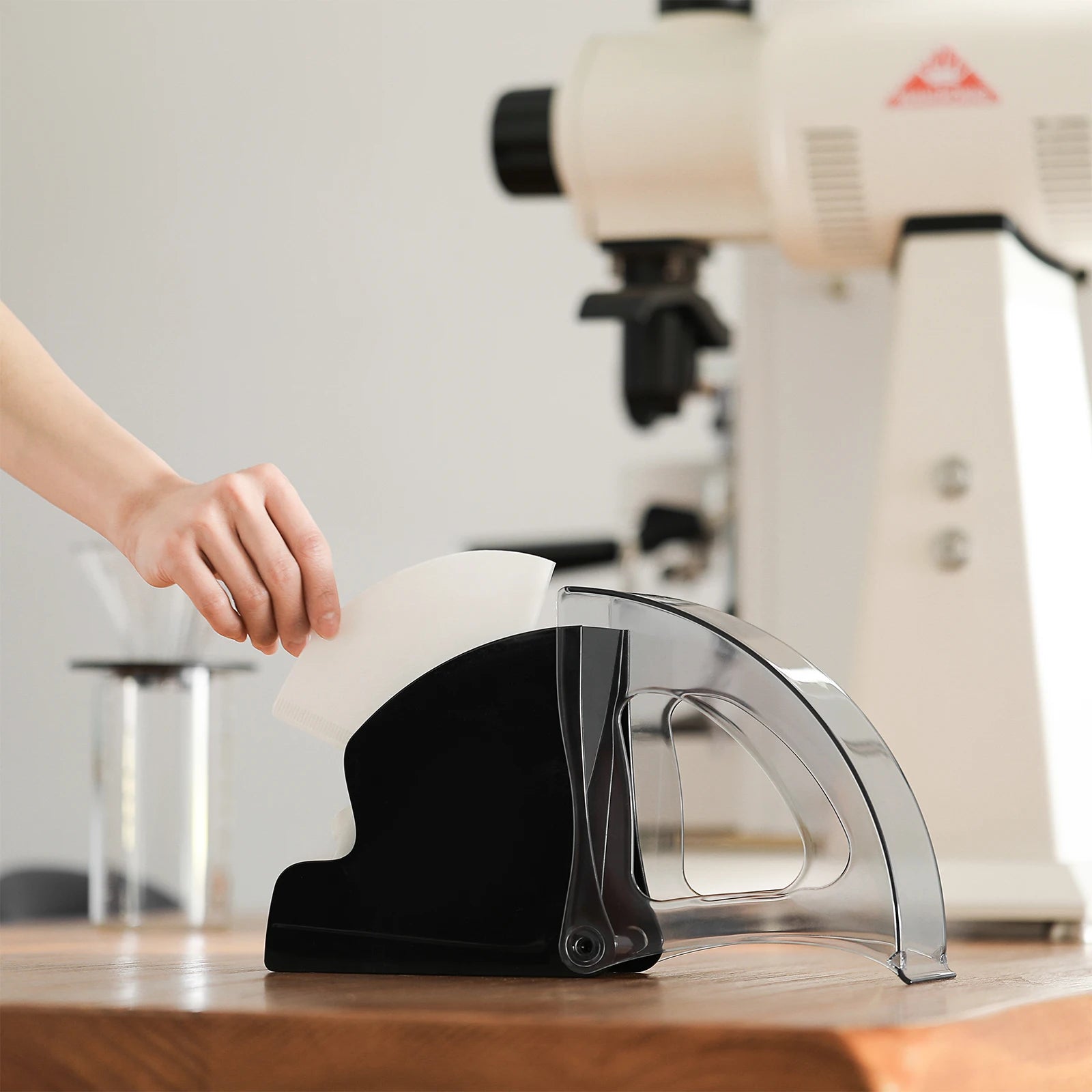 MHW-3BOMBER Coffee Filter Paper Box with Dustproof Cover - POCILLO