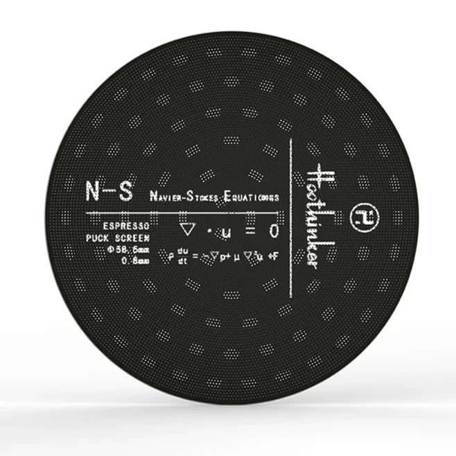 Titanium-Coated Espresso Puck Screen – Black 58.5mm