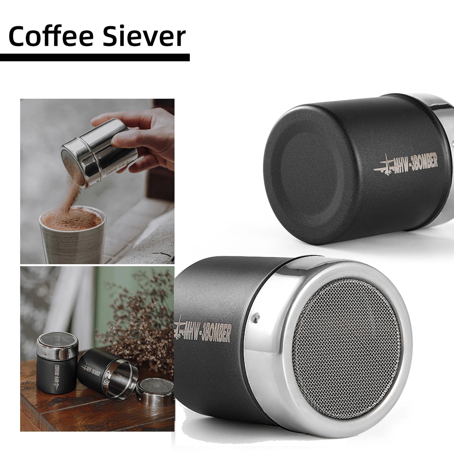 MHW-3BOMBER Chocolate Espresso Powder Shaker - POCILLO