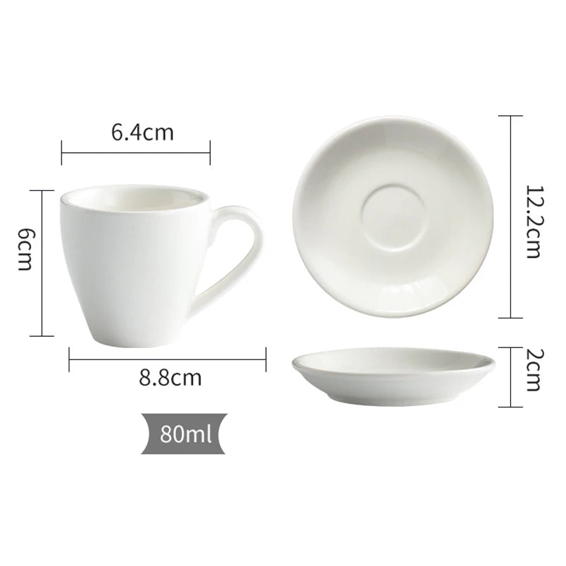 Pocillo Demitasse Cup and Saucer Set (80ml) - POCILLO