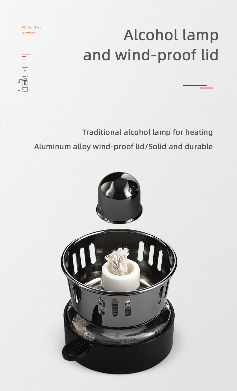 MHW-3BOMBER Coffee Siphon Pot Set - POCILLO