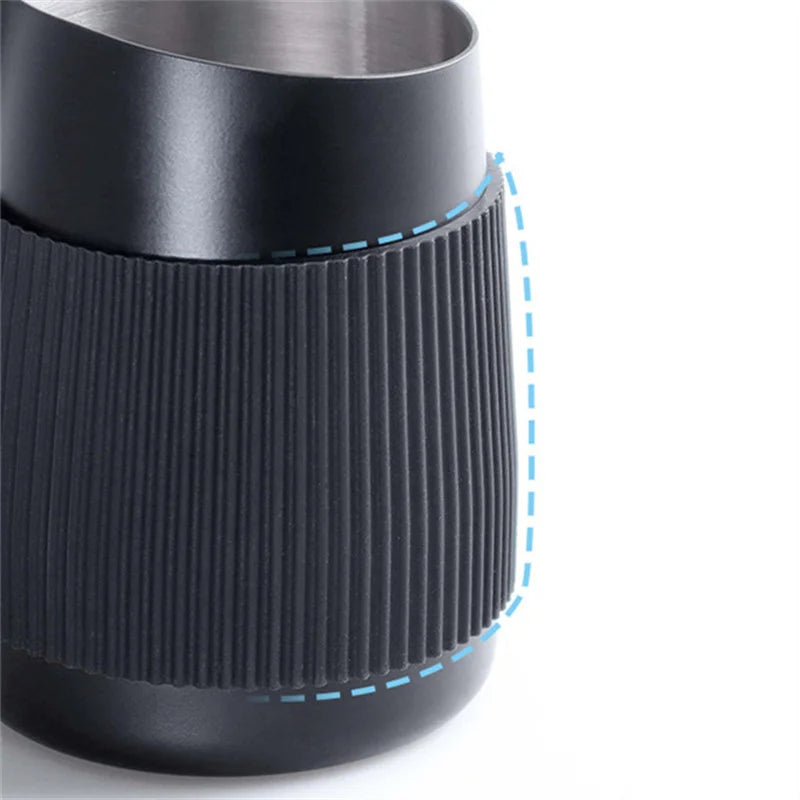 Coffee Frothing Pitcher with Anti-Scald Silicone Sleeve - POCILLO