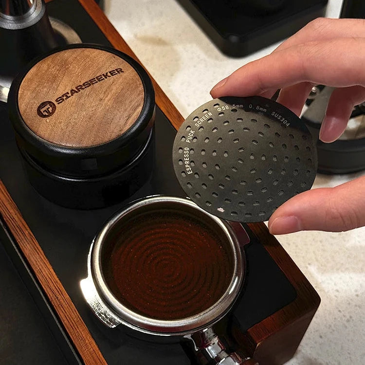Titanium-Coated Espresso Puck Screen – Keep the Brew Head Clean