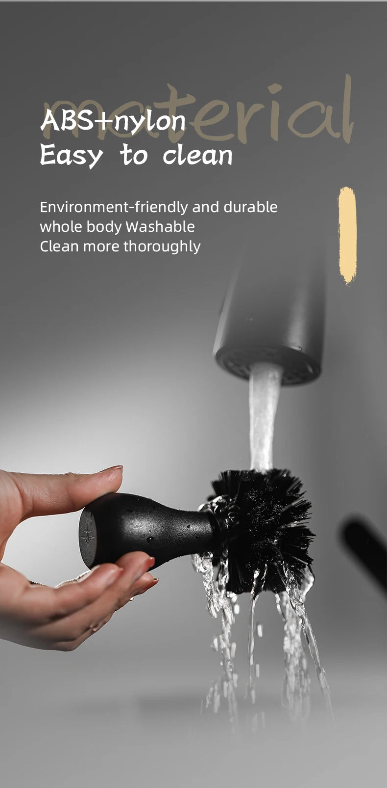 MHW-3BOMBER ABS Cleaning Brush - POCILLO