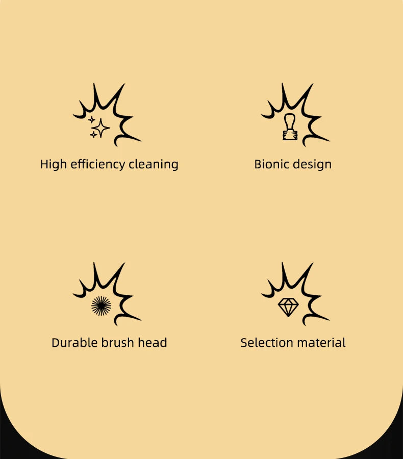 MHW-3BOMBER ABS Cleaning Brush - POCILLO