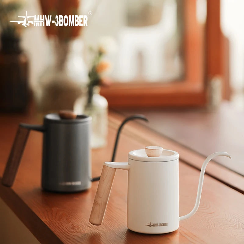 MHW-3BOMBER Pour Over Coffee Kettle 400ml/600ml Stainless Steel - POCILLO