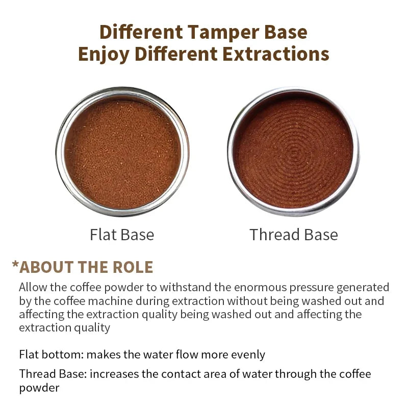 Calibrated Coffee Tamper for Delonghi and Breville Espresso Makers - POCILLO