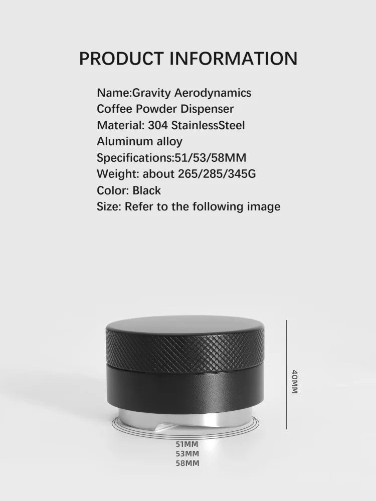 Gravity Aerodynamics Coffee Distributor - POCILLO