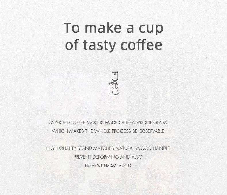 MHW-3BOMBER Coffee Siphon Pot Set - POCILLO