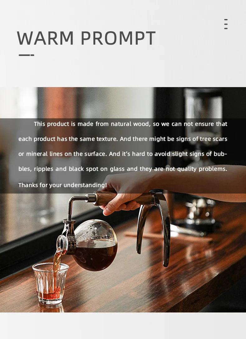 MHW-3BOMBER Coffee Siphon Pot Set - POCILLO