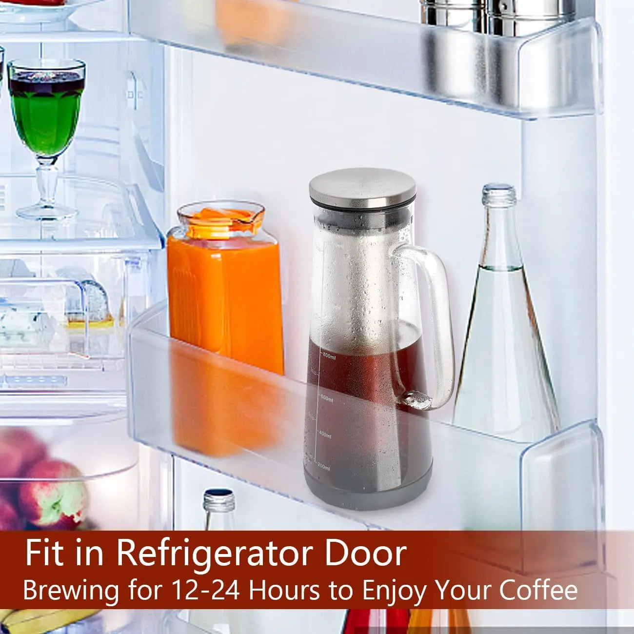 Airtight Cold Brew & Tea Infuser – Fresh Flavor Locked In - POCILLO
