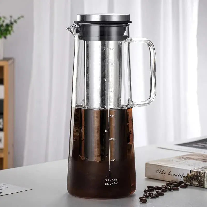 Airtight Cold Brew & Tea Infuser – Fresh Flavor Locked In - POCILLO