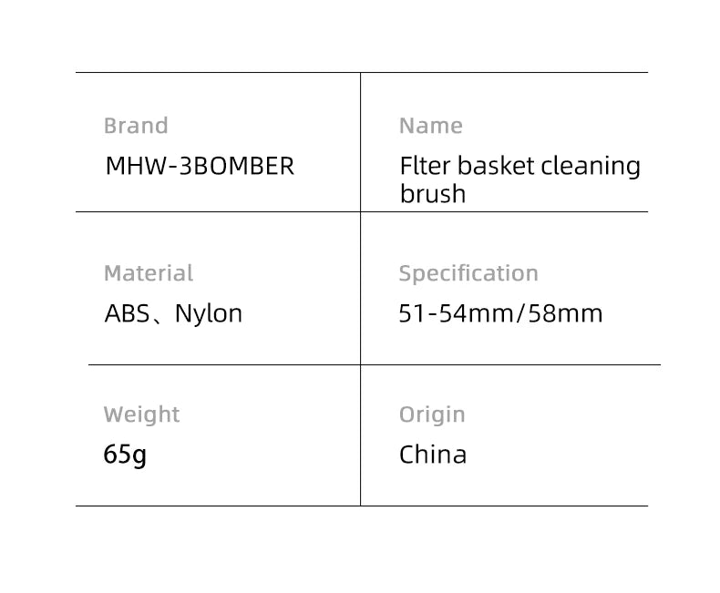 MHW-3BOMBER ABS Cleaning Brush - POCILLO