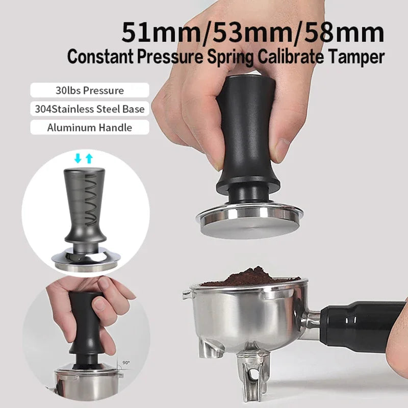 Calibrated Coffee Tamper for Delonghi and Breville Espresso Makers - POCILLO