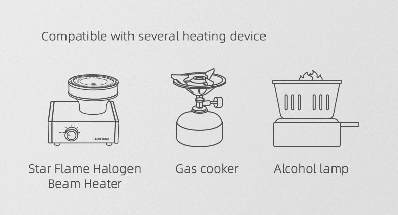 MHW-3BOMBER Coffee Siphon Pot Set - POCILLO