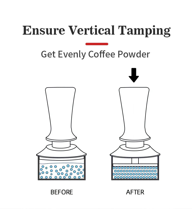 Calibrated Coffee Tamper for Delonghi and Breville Espresso Makers - POCILLO