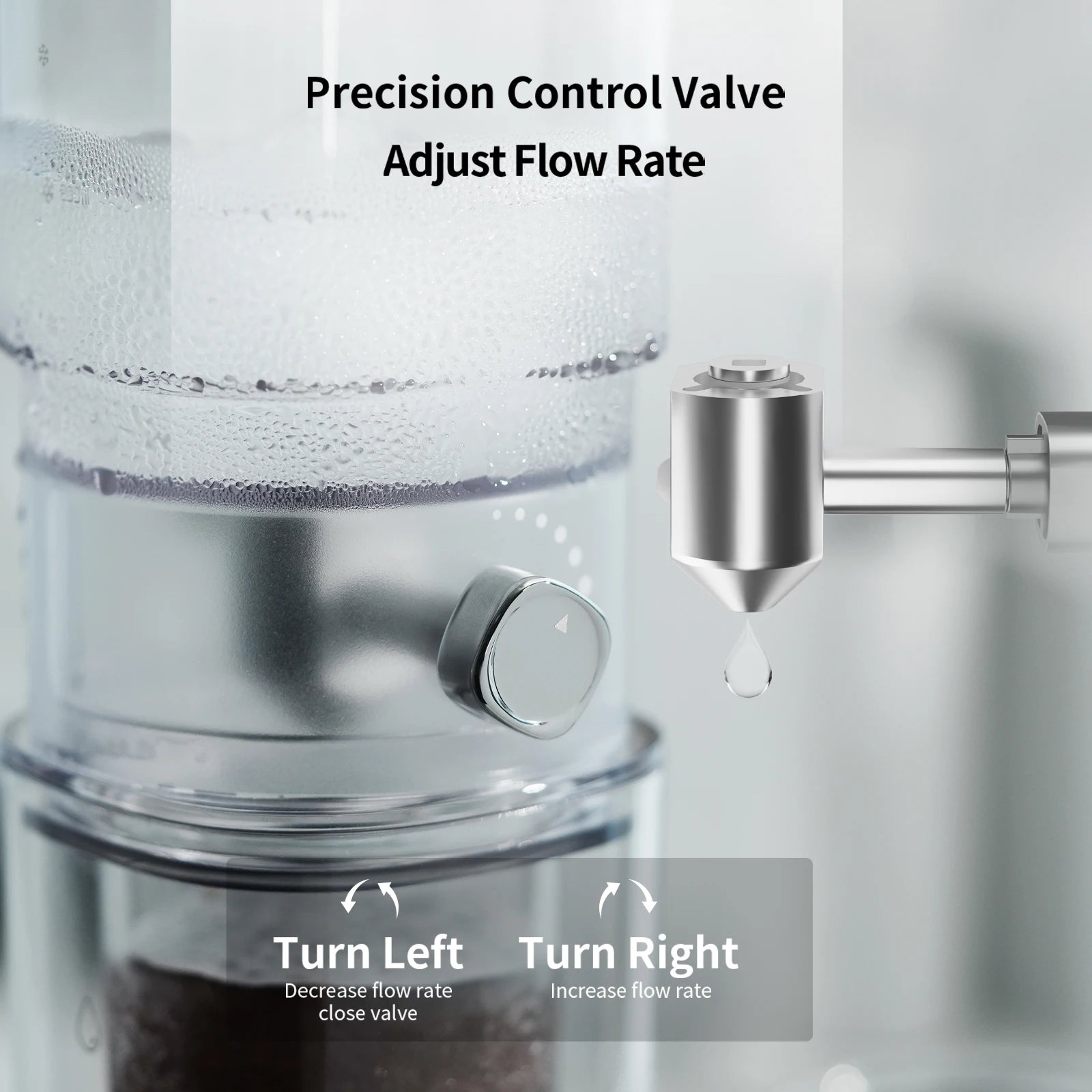 MHW-3BOMBER Cold Brew Coffee Maker Adjustable Water Flow Dripper - POCILLO