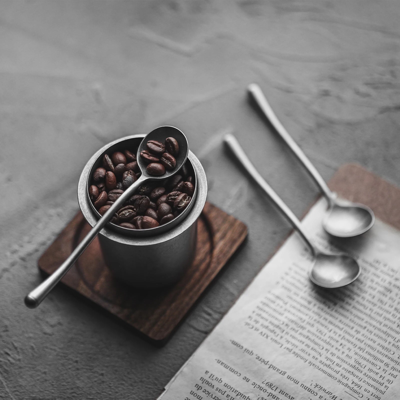 MHW-3BOMBER Premium Stainless Steel Coffee Spoon - POCILLO